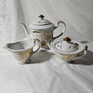 Vintage Japanese Kutani Tea Set